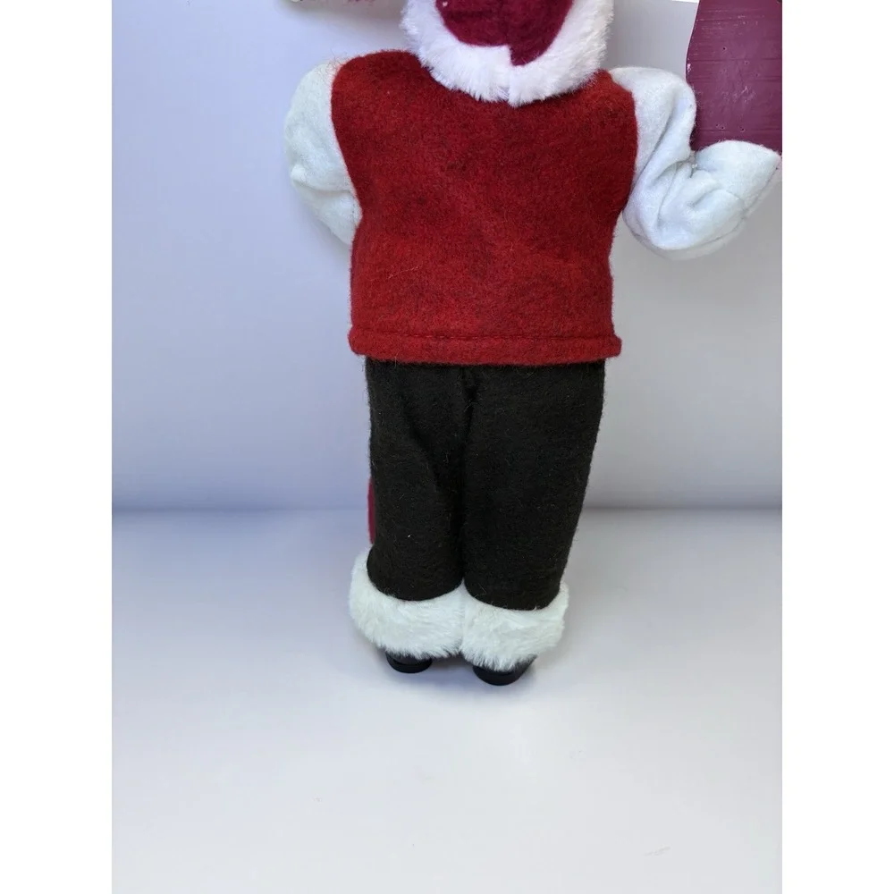 Florida State Seminoles #1 Foam Finger Santa. 12in tall